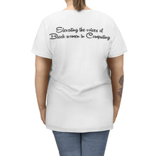 Load image into Gallery viewer, Women&#39;s Curvy Tee - Binary - with tagline