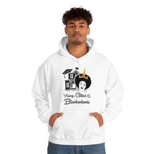 Young, Gifted, and Blackademic Unisex Heavy Blend™ Hooded Sweatshirt