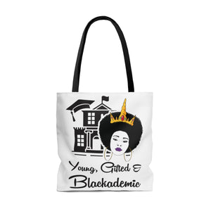 Young, Gifted, and Blackademic - Tote Bag