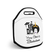 Load image into Gallery viewer, Young Gifted and Blackademic - Neoprene Lunch Bag